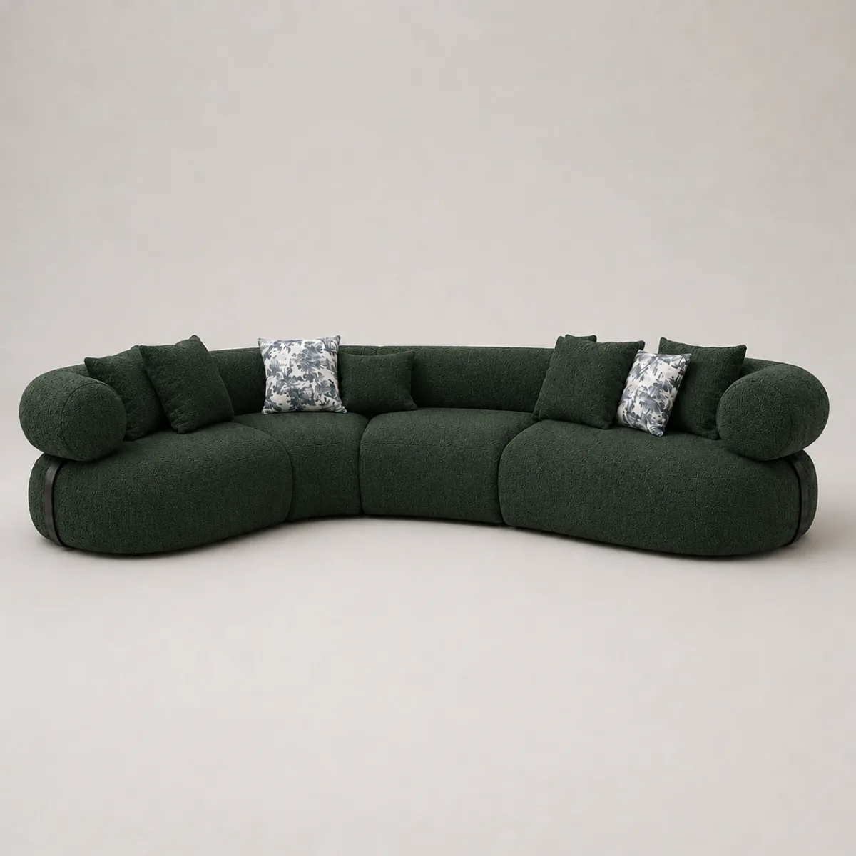 Canape Angle Gauche Hera Coloris Vert Foret